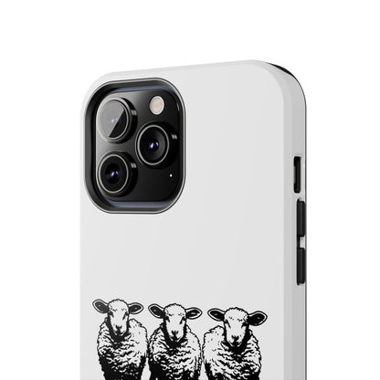 We Three Sheep Custom phone Tough Phone Cases - Earthbound Pacific