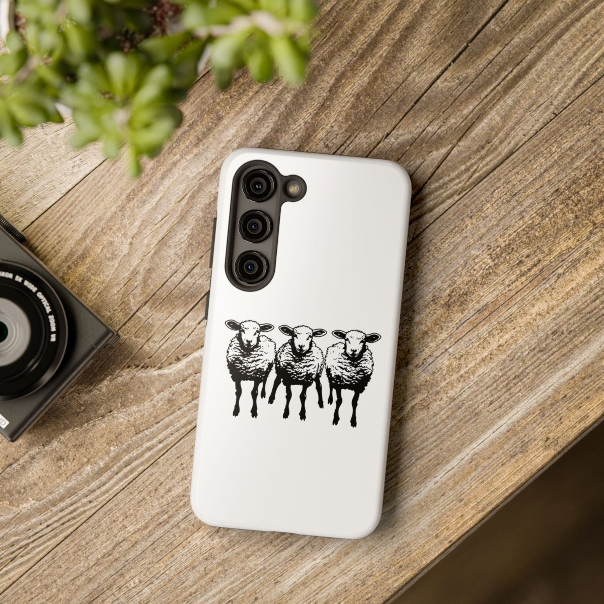 We Three Sheep Custom phone Tough Phone Cases - Earthbound Pacific