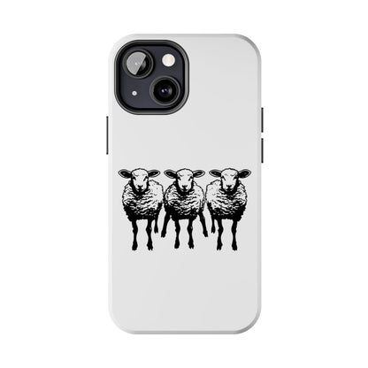 We Three Sheep Custom phone Tough Phone Cases - Earthbound Pacific