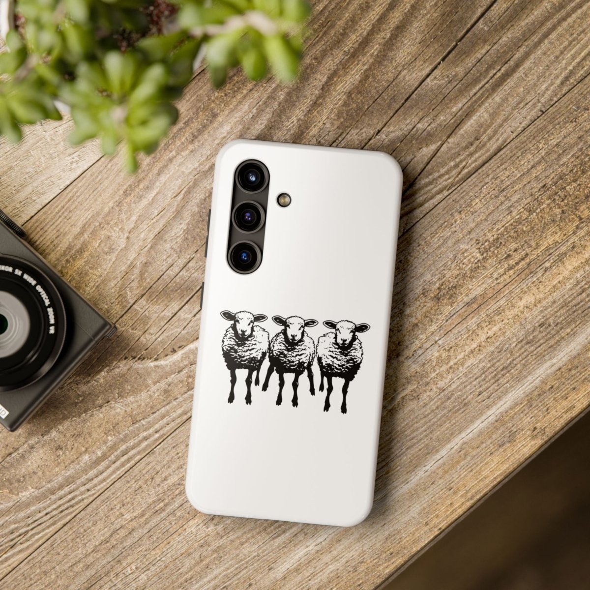 We Three Sheep Custom phone Tough Phone Cases - Earthbound Pacific