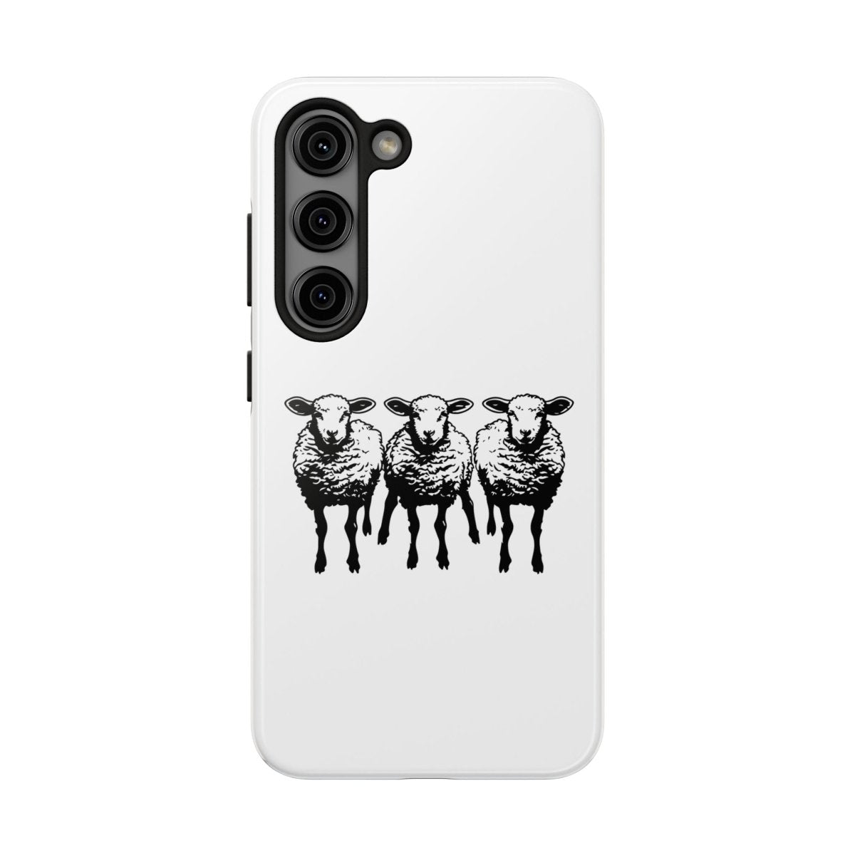 We Three Sheep Custom phone Tough Phone Cases - Earthbound Pacific