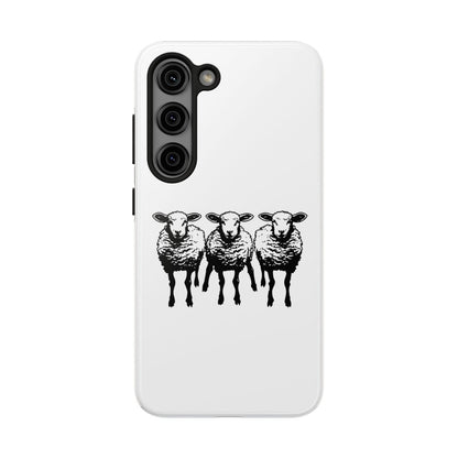 We Three Sheep Custom phone Tough Phone Cases - Earthbound Pacific