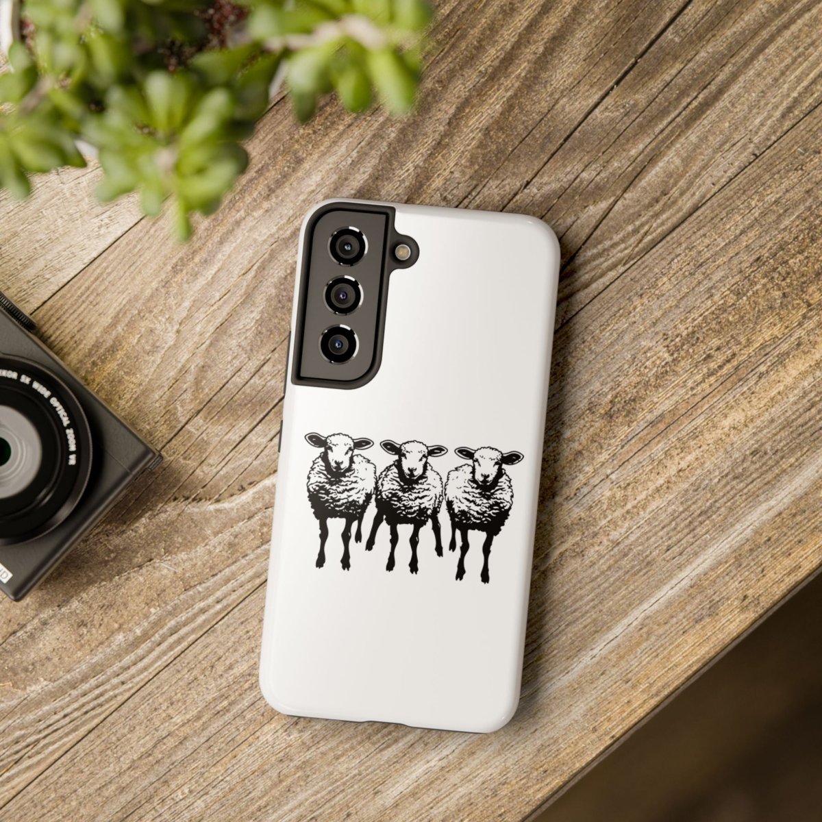 We Three Sheep Custom phone Tough Phone Cases - Earthbound Pacific