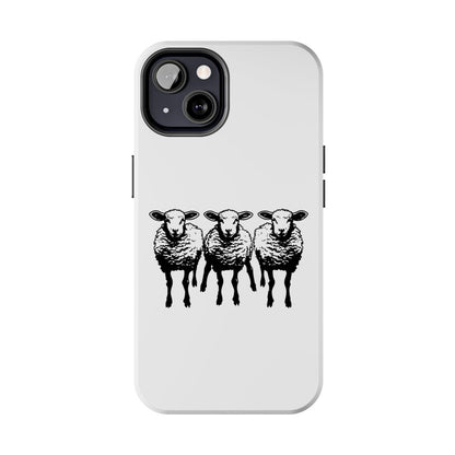 We Three Sheep Custom phone Tough Phone Cases - Earthbound Pacific