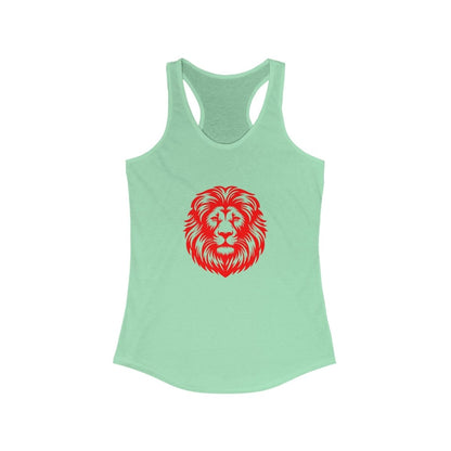 Women's Lion Custom Ideal Racerback Tank - Earthbound Pacific