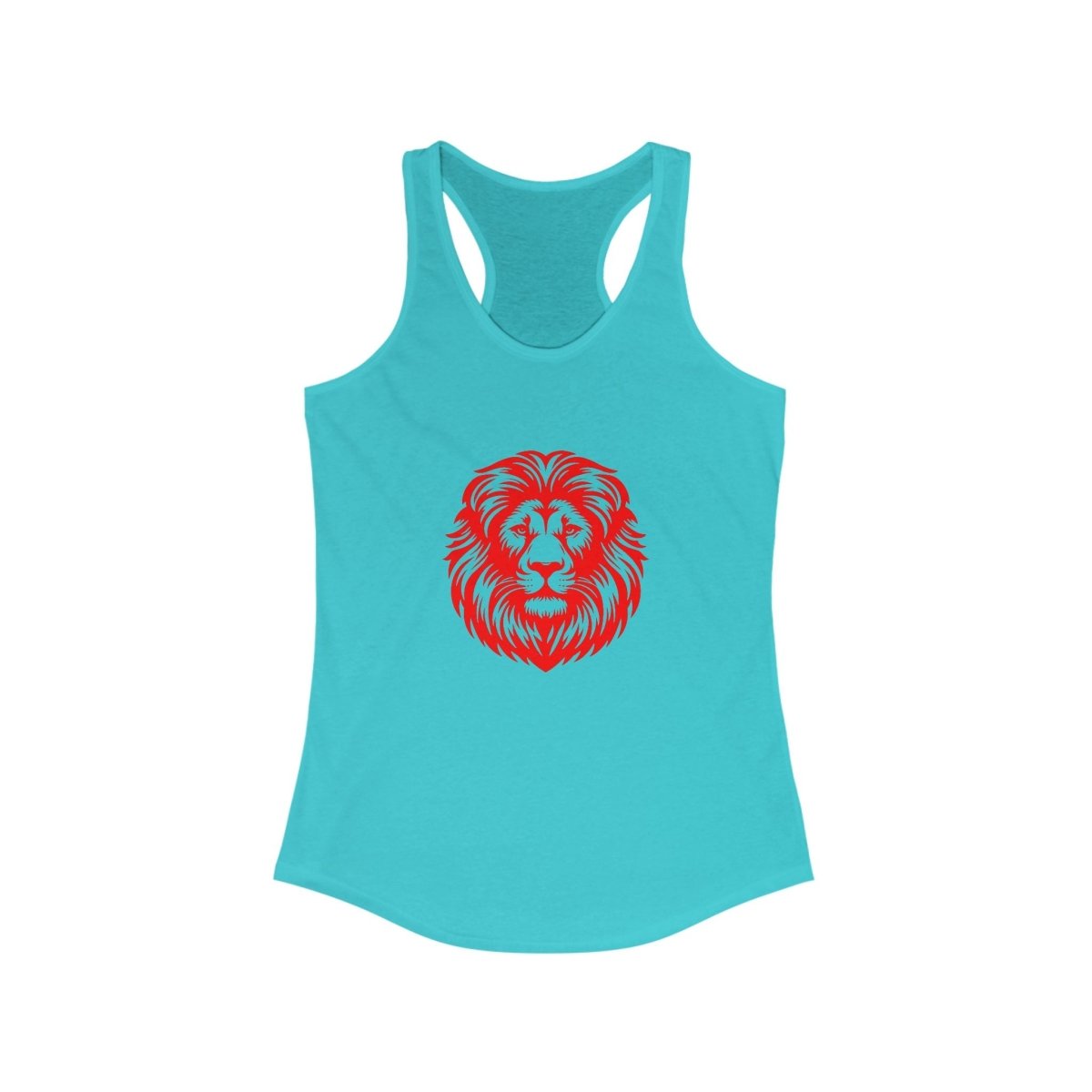 Women's Lion Custom Ideal Racerback Tank - Earthbound Pacific