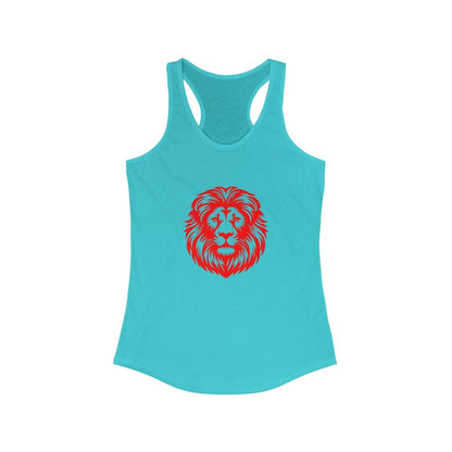 Women's Lion Custom Ideal Racerback Tank - Earthbound Pacific