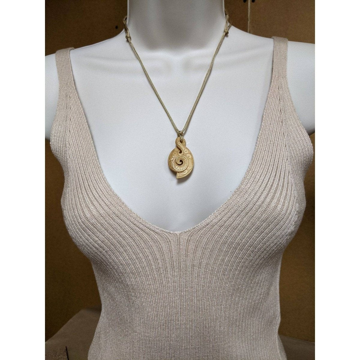 Buy 14k Koru Spiral Necklace, Personalized Maori Koru Pendant, Koru Spiral  Maori Symbol Pendant Online in India - Etsy