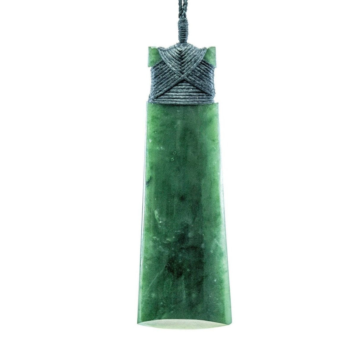Natural Nephrite Jade New Zealand Inspired Adze Toki Necklace 90mm - Earthbound Pacific