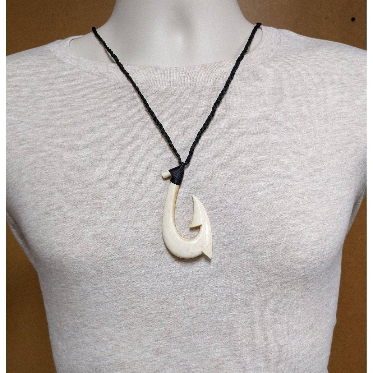 New Zealand Maori Inspired Hei Matau Fish hook Necklace - Earthbound Pacific