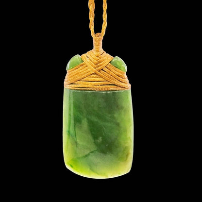 New Zealand Maori Inspired Jade Toki Adze Strength Necklace - Earthbound Pacific