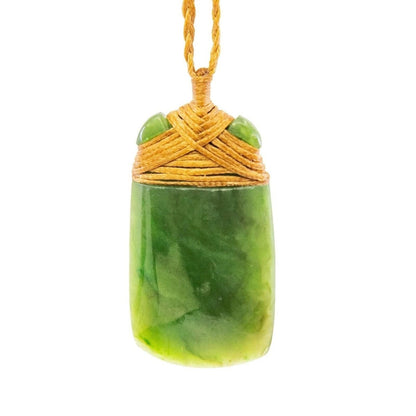 New Zealand Maori Inspired Jade Toki Adze Strength Necklace - Earthbound Pacific