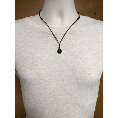 New Zealand Maori Inspired Nephrite Jade Petite Infinity Symbol Necklace - Earthbound Pacific